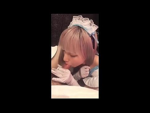 ❤️ יפני איידול [מאיוקה], תחפושת עוזרת צרפתית, חלק 1, מציצה וטלטלה עם קרם ❤ סופר-סקס אצלנו ❤